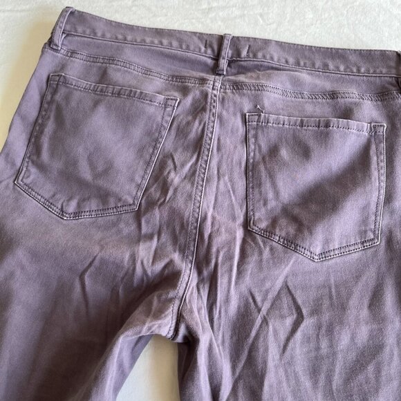 LOFT Purple Skinny Jeans High Waist - Picture 4 of 6